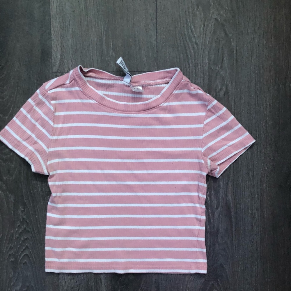 Striped crop top